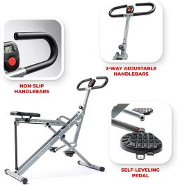 Equipamento De Equitação, Ajuda De Agachamento, Treinador Saúde e Fitness, Cardio Training, Indoor Fitness Equipment - Image 4
