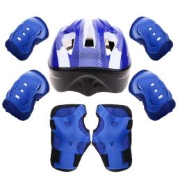 Conjuntos de Proteção Joelho e Cotovelo, Capacete de Segurança, Bicicleta, Scooter, Patinação, Conjuntos de Engrenagens Protetoras, Ciclismo de Bicicleta, Guarda de Pulso, 7Pcs, Conjunto - Image 4