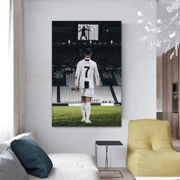 Modern Sports Athletes Back Shadow Poster Prints, Football Stars Wall Art, pinturas em lona, quadro para sala de estar, Home Decor - Image 3