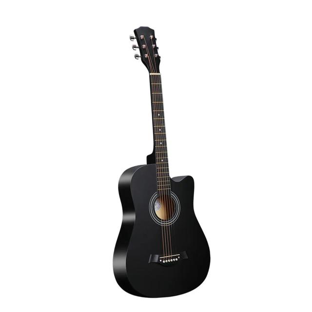 Guitarra Acústica de 38" para Crianças e Adultos com 6 Cordas Metálicas - O Instrumento Musical Ideal