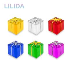 24 pçs mini ornamentos de natal handwork caixa de presente natal árvore acessórios festa de ano novo decoração doces caixas de presente pingente navidad - Image 6