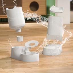 Automático para alimentador gatos, dispensador água para animais estimação pequenos, médios grandes, fácil usar - Image 3