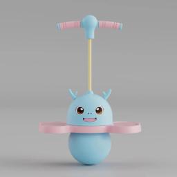 Bola saltitante com bomba para treino, bola de pogo com alça, brindes engraçados para crianças, brinquedos de playground, exercício, habilidade de equilíbrio para crianças - Image 2