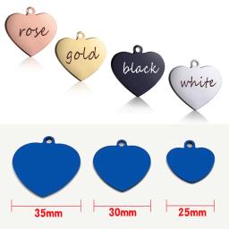 Tag personalizado do coração do cão ID, colar de gato pingente, gravado colar pet, corrente charme suprimentos, produtos de nome, personalizado - Image 3