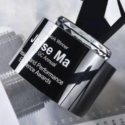 Troféu De Estilo De Lâmina De Cristal Personalizado, Prêmio De Honra Negra, Decoração De Casa, Lembrança, Prêmio De Alta Qualidade - Image 4