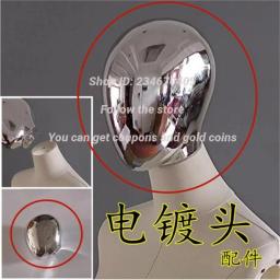 Feminino Cabeça De Costura Manequins, Modelo Galvanizar, Sem Corpo, Manequim Bust, Acessórios Falsos, Menina Chapéu, Criança Display, 4 Estilos - Image 3