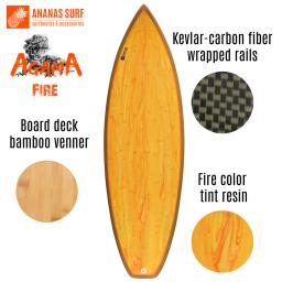 Prancha de surf Ananas Surf Agama Shortboard City Wave - Image 3
