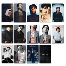Kpop Photocard Holographic Laser Photo Print, Cartão Postal para Fãs, Presentes Acessórios, Merch, 13pcs por lote - Image 2