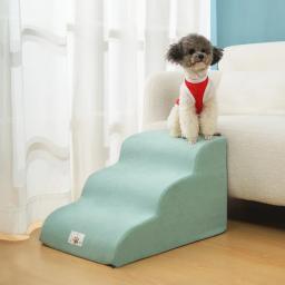 Destacável Anti Slip Pet Ramp, Cão e Gato Treinamento Escadaria, Esponja de Memória, Lavável, 3 Camadas, Suprimentos - Image 4
