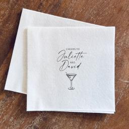 Guardanapos de coquetel personalizados para Martini e Martini, escolha coquetel, cerveja champanhe, bar, casamento, aniversário, carreira, livre - Image 4