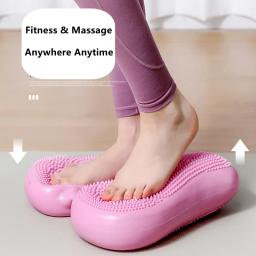 Massagem relaxante do músculo do gym da aptidão do escritório do pedal do instrutor do equilíbrio do equipamento do exercício do núcleo deslizante inflável perder peso 1kg - Image 1