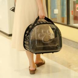 Pequeno Pet Lado Transportador para Cães e Gatos, Saco de Viagem, Gaiola Dobrável, Caixa Dobrável, Bolsa Tote, Ferramentas Potáveis - Image 1