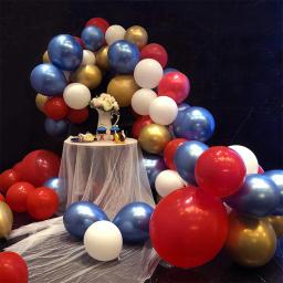 Balões Super Hero para Decorar Festa, Baptismo Rapaz, Dourado, Azul, Vermelho, Branco, Novo, Feliz Aniversário, 119 peças - Image 5