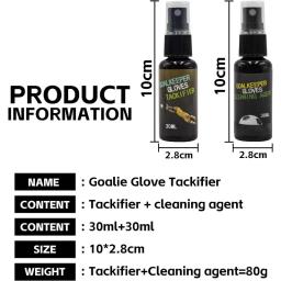Luvas e luvas antiderrapantes para goleiro, Spray de basquete, Luvas de futebol, Agente de limpeza, 30ml - Image 6