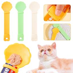 Comida úmida Alimentador Colher para Pet, Snack e Líquido Alimentação, Rega Suprimentos, Interior Kitten Tratar Acessórios, M0g3 - Image 1