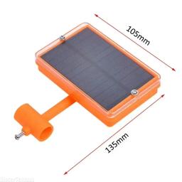 Solar Powered Animal Repeller, Ultrasonic Bird Repeller com Speech Box para Orchard, Som reflexivo para jardim - Image 5