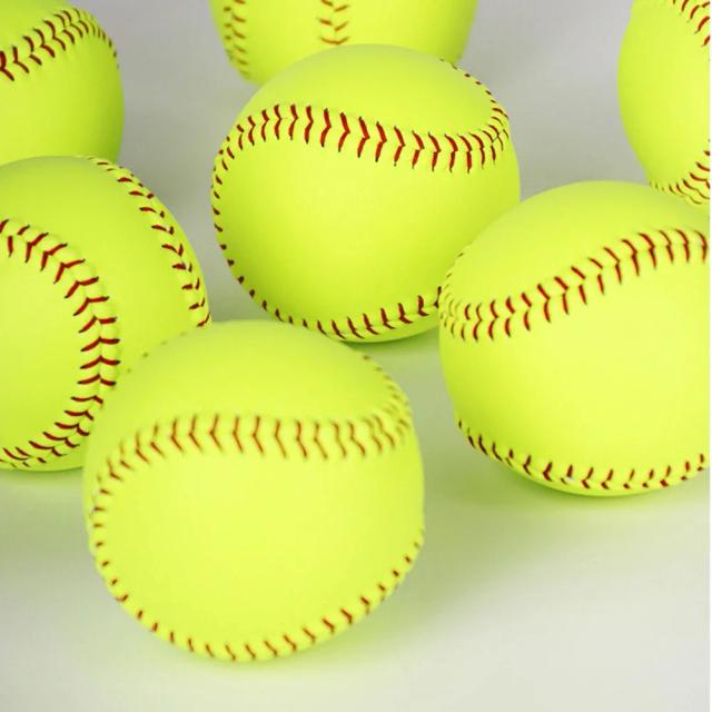 Bola de Softball Prática de 12 Polegadas: Treinamento Oficial em Espuma para Beisebol
