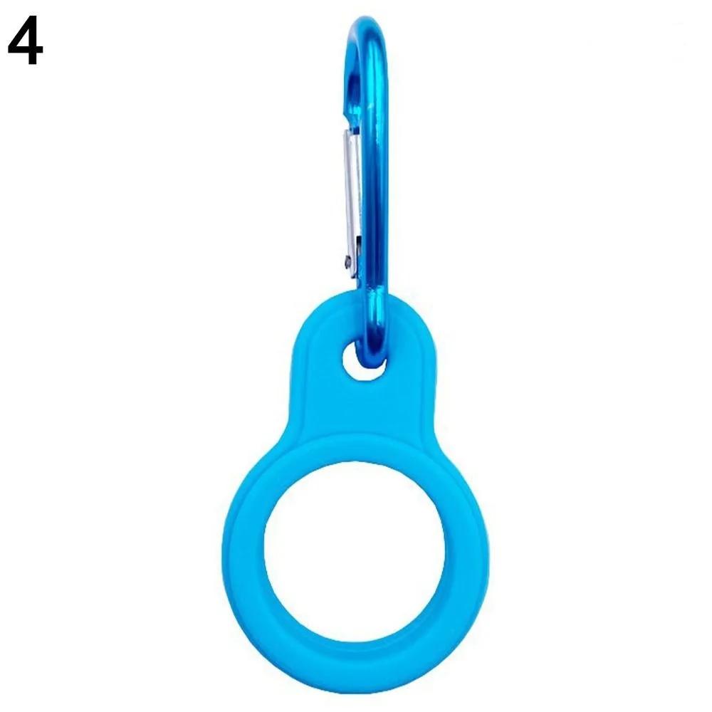 Suporte de garrafa de água de alumínio, tira esportiva de alta qualidade com mosquetão para atividades ao ar livre, fivela de borracha, gancho para acampamento, ferramenta de caminhada, 1 peça - Image 1