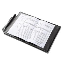 Futebol Árbitro Record Book com carteira de couro e lápis, cartões fluorescentes vermelho e amarelo, papel de gravação, equipamento portátil de futebol - Image 6