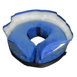 Coleira elizabetana inflável para animais estimação cão gato cone protetor após a cirurgia coleira cicatrização feridas - Image 4
