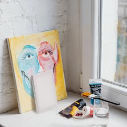 5 peças de lona esticada quadrada em branco telas de algodão para óleos pintura em aquarela lona 8x6 polegadas (20x15 cm) - Image 2