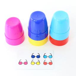 Melhorar a concentração brinquedos interação jogos de mesa lógica formação educacional empilhamento alto conjunto de brinquedos de quebra-cabeça copo - Image 2