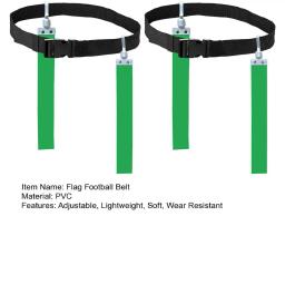 Ajustável Bandeira Cintos de Futebol, Resistente ao Desgaste, Amplamente Utilizado, Espessamento Webbing, Bandeiras de Cintura, Suprimentos Esportivos, Cor Vibrante, 2pcs - Image 5
