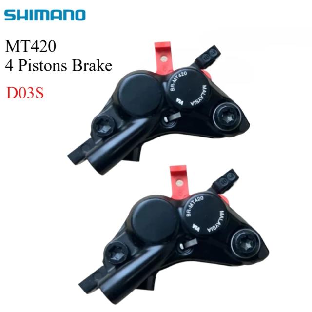Shimano DEORE MT420 Freio a Disco Hidráulico 4 Pistões MTB