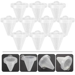 Red Wormscupssrimp Feeder Cup, Worm Cone Feeding Aquarium, Cesta de peixes vivos, cor aleatória, 10pcs - Image 2