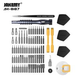 JAKEMY JM-8187 Chave De Fenda Magnética Set, Kit De Ferramentas De Reparo Eletrônico, Fibra De Vidro De Alto Brilho, Sinais Gravados, Telefone, PC, Tablet, 83in 1 - Image 2