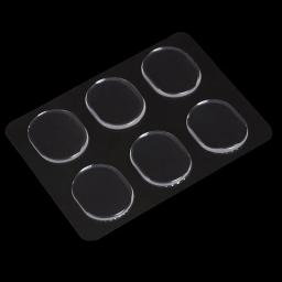 Tambor transparente amortecedor Gel Pads, Percussão Instrument Acessórios, Tambor e tambor silencioso, Novo, 6pcs por conjunto - Image 2