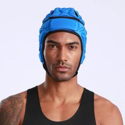 Rugby Capacete Ajustável Anti-colisão Ultra Light Futebol Goleiro Esponja Acolchoado Chapelaria Cabeça Proteção Treinamento Protetor - Image 2
