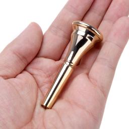 Bocal de trompa profissional banhado a ouro e prata, metal, cobre, liga, instrumentos musicais - Image 4