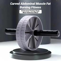 1 pçs roda abdominal forte rolamento de carga rolo antiderrapante fortalecer equipamentos de exercício muscular treinamento de fitness uso doméstico silencioso - Image 4