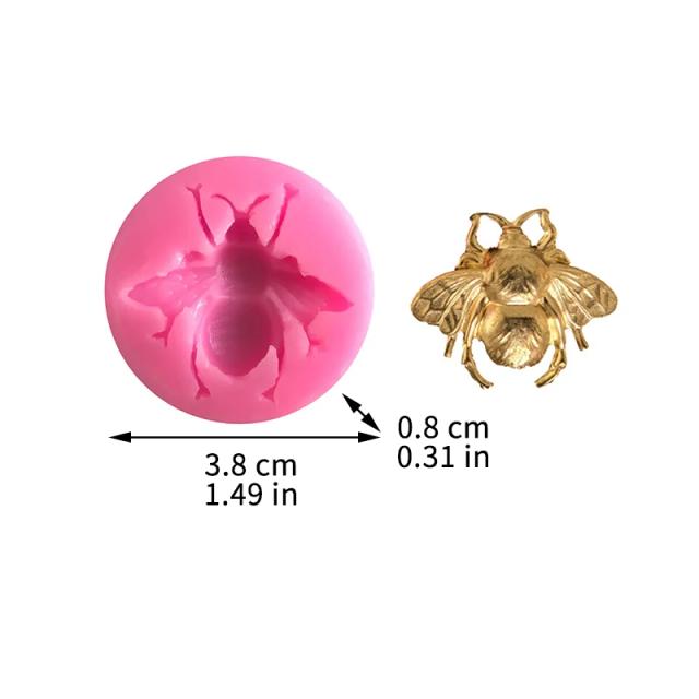 Molde de Silicone Incrível em Formato de Inseto para Bolos, Doces, Chocolates e Sabonetes Artesanais
