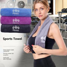 Toalha De Fitness De Secagem Rápida Para Esportes, Equipamento De Ginástica, Toalha De Suor, Toalha De Natação, Toalhas De Piscina De Microfibra - Image 1