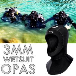 2023 3mm neoprene preto capa de mergulho quente trecho natação boné adulto wetsuit capacete para nadador mergulho kayak bodyboard surf - Image 1