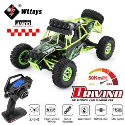 WLtoys 12428 1:12 4WD RC Racing Car High Speed Off-Road Remote Control Alloy Climbing Truck LED Light Buggy Boys Toys Kids Gift - Image 1