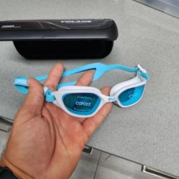 Copozz óculos de natação à prova d'água vistex anti nevoeiro espelhado ajustável silicone óculos de natação profissional equipamento de natação - Image 6