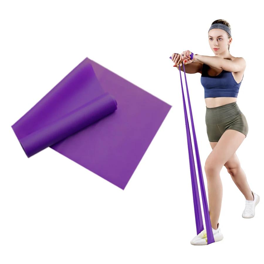 Faixas elásticas de treinamento longo yoga pilates faixa de resistência para corpo inferior físico faixas elásticas de exercício de força em casa - Image 1