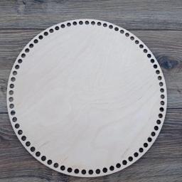 40cm Madeira Redonda Bottoms para Craft DIY Base forYarn Basket - Image 1