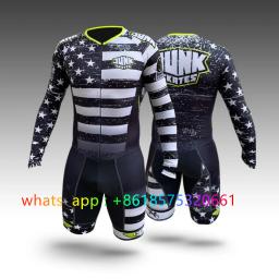 Patins industriais homens velocidade inline patinsuit de corrida ao ar livre macacão manga longa patinação terno roupas patinação rápida 2025 - Image 5