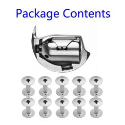 Acessórios para máquina de costura HAD-204 gancho de lançadeira e 10 peças de bobinas para durkopp adler 204 205 266 366 acessórios de carretel de montagem - Image 6