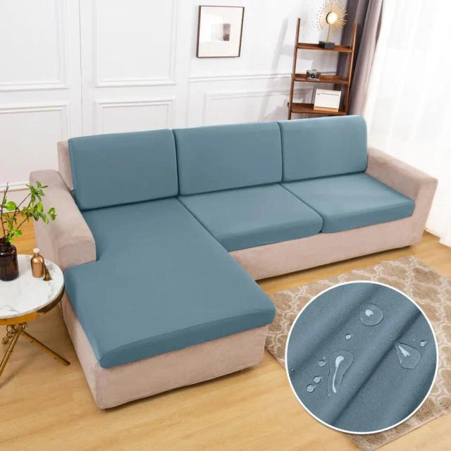 Capa Impermeável para Almofada de Sofá, Protetor Elástico Ideal para Animais de Estimação e Crianças - Perfeita para Sala de Estar, Casa e Hotel