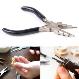 Alicadores redondos do nariz para fazer jóias DIY, ferramentas de aço, acessórios artesanais, 1PC - Image 1
