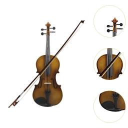 Violino De Cordas De Madeira Para Iniciantes E Adultos, Instrumentos Musicais, Violino De Madeira, Favor De Festa, Resistente, 4 ou 4 - Image 5