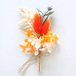 Mini flores secas naturais buquê, materiais florais diy, dama de honra boutonnieres, decoração de casamento de natal, dia dos namorados, novo, 1pc - Image 5