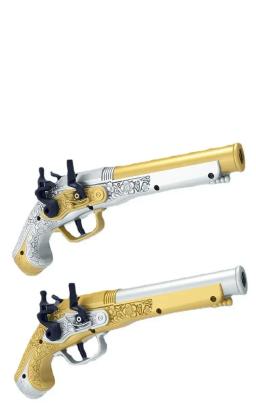Pistola dupla macia Winchester Gold Revolver emula pistola pirata caribe EVA pistola de brinquedo infantil - Image 6
