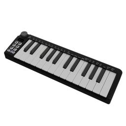 YOUZI-Mini Teclado MIDI Portátil com Acorde Inteligente, Arpeggiator para Gravação em Estúdio, 25 Teclas, USB Recarregável, Modos de Escala - Image 2