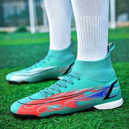 Qualidade por atacado sapatos de futebol mbope futebol botas futsal chuteira campo chuteiras treinamento tênis ourdoor calçados femininos tf/fg - Image 3